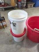 Buckets, Various Sizes, Qty 5