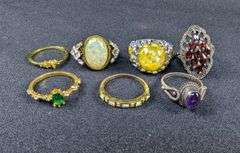 Selection of Costume Jewelry Fashion Rings