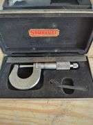 Starrett Micrometer and Brown & Sharpe Caliper Set