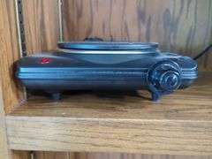 Elite Gourmet Electric Single Flat Burner With Instructions