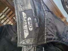 Biker's Club Leather Chaps - XL