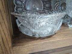 Pressed Glass Plates and Bowls