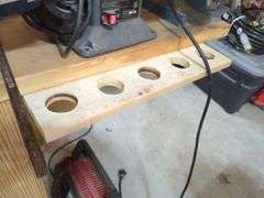Custom Built Workbench, Back Can Be Removed For Transport