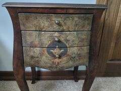 Painted 3-Drawer Accent Table