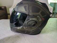 ICON Airflite Blockchain Motorcycle Helmet with Accessories