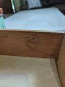 Drexel Two-Drawer Painted Side Table