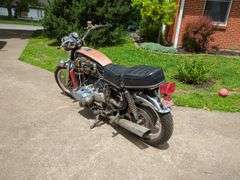 1975 Honda GL1000 Motorcycle, VIN GL11011122, Mileage Showing On Odometer 9146, Missouri Title, Including Various Motorcycle Parts, Speedometers, Tachometer, Carburetors, Fenders, Brake Pads And More,