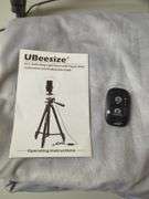 UBeesize 10.2" Selfie Ring Light with Tripod & Kate Background Cloth