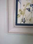 Floral Watercolor Painting in Wood Frame