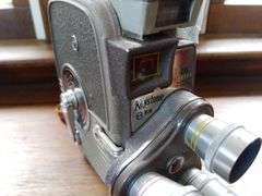 Vintage Movie Cameras Including Bell & Howell, Keystone, and Kodak Brownie