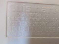 Cuisinart Frozen Yogurt, Ice Cream & Sorbet Maker with Extra Freezer Bowls