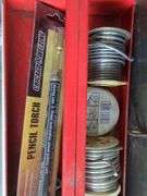 Craftsman Metal Tool Box with Soldering Guns, Pencil Torch, Wire, And More