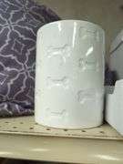 Pet Supplies Including Food Container, Cooling Bowl, Bone-Themed Container, and Patterned Pet Pillow