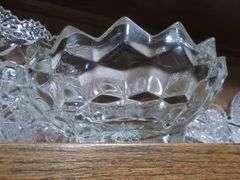 Cut Glass Bowls And Serving Pieces, Approx Qty 15