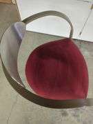Modern Style Swivel Bar Stool With Upholstered Seat