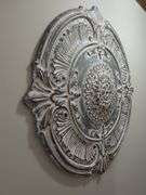Distressed Style Round Wall Medallion, 39"