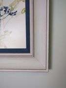 Floral Watercolor Painting in Wood Frame