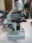 AmScope Microscope with Prepared Slide Set