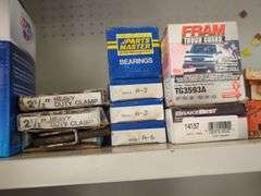Auto Parts Assortment, Brands Including CarQuest, Parts Master, Fram, and More