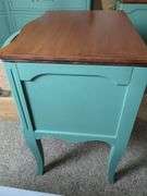 Drexel Two-Drawer Painted Side Table