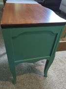 Drexel Two-Drawer Painted Side Table