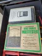 Micronta Multitester, Stud Finder, Screwdrivers, and Electrical Tools