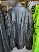 Leather Motorcycle Jacket, Size XXXL