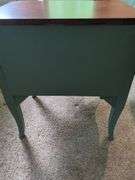 Drexel Two-Drawer Painted Side Table