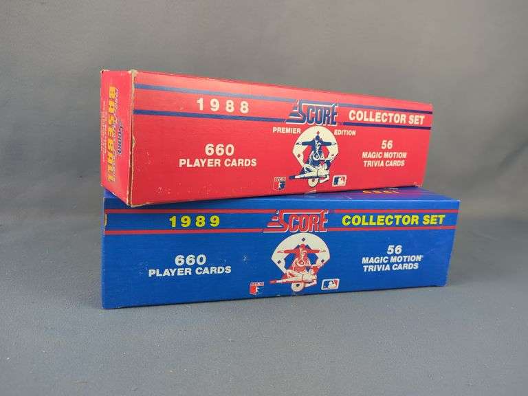 Score MLB Baseball Cards 1988 & 1989