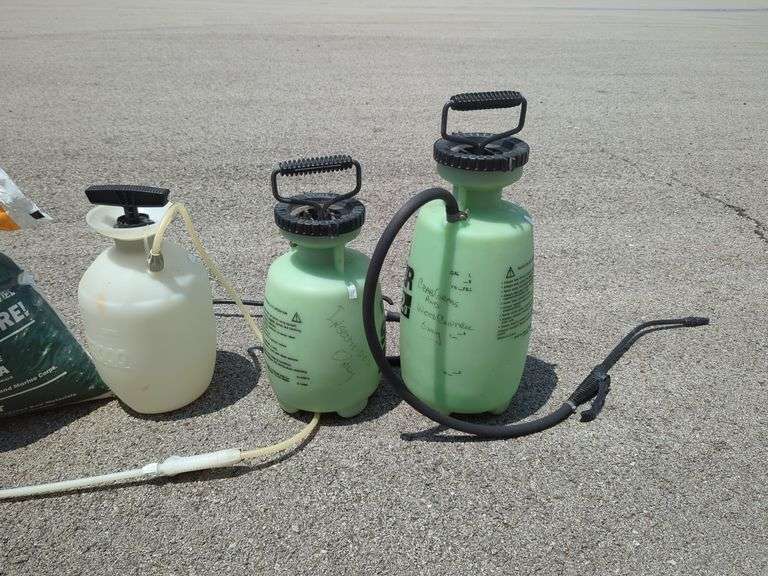 Garden Sprayers and Dry Sweep Absorbent
