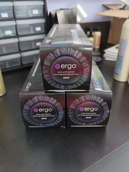 Ergo Ionic Ceramic Professional Round Brushes