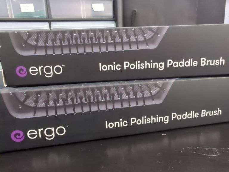 Ergo Ionic Polishing Paddle Brushes ER1000, Qty 2