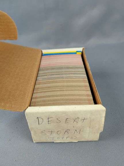 Topps And ProSet Desert Storm Cards