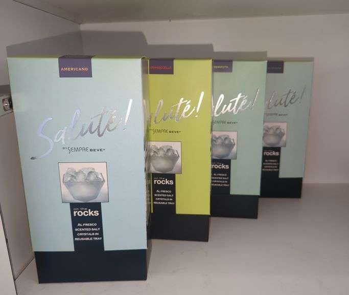 Salute! By Sempre Beve' Al Fresco Scented Salt Crystals, Various Scents,Qty 4