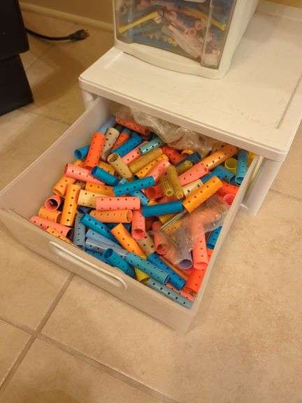 Perm Rods, IVarious Sizes, n Storage Drawers
