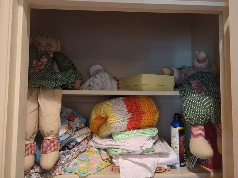 Household Items Including Linens, Decor, and More