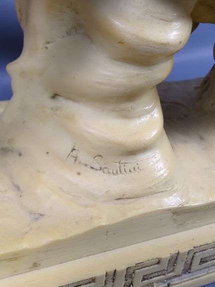 A. Santini Italian Sculpture - Roman Chariot