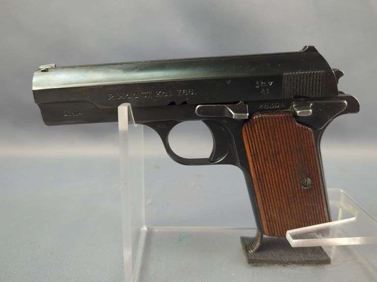 Hungarian P. Mod 37 7.65mm  Pistol SN# 26304, 2 Total Mags, In Leather Holster With Belt