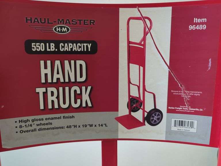 Haul-Master Hand Truck and Folding Cart with Extra Wheels