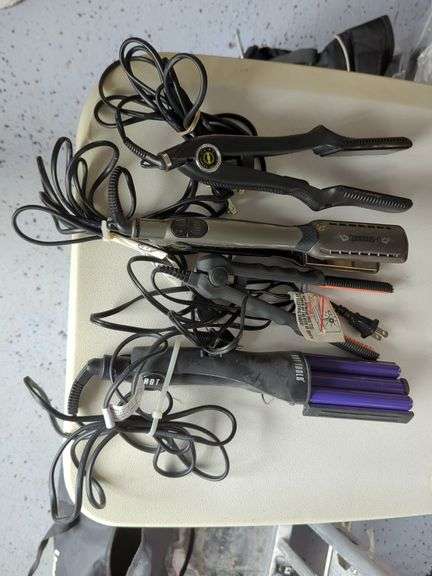 Hair Styling Tools Lot - CROC, Hot Tools, u-smooth & Maxius