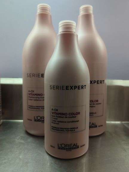 L'Oreal Serie Expert Vitamino Color Shampoo, Qty 3
