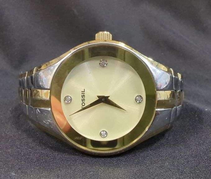 Fossil Arkitekt Wrist Watch Marks FS-4040 With Stainless Steel Band