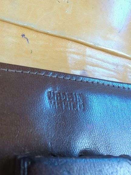Tooled Leather Shoulder Bag