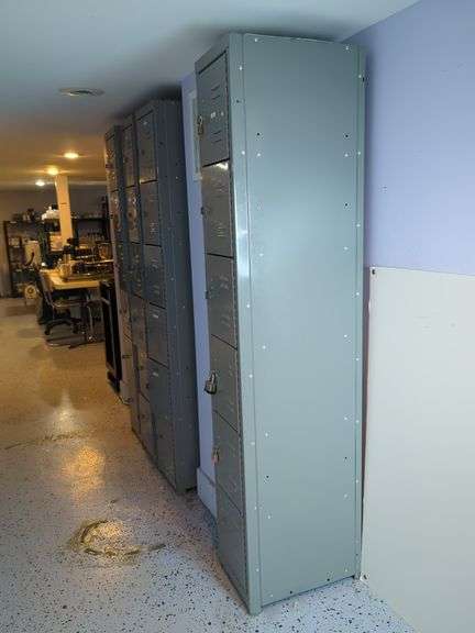 Metal Storage Lockers, Bidder Responsible For Proper Removal