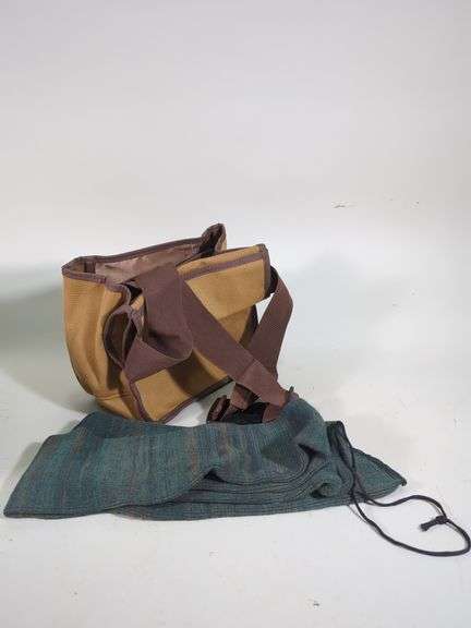 MTM Case Gard Ammo Can, Leopold Scope Rings, Leather Holster, Allen Shell Bag, And Long Arm Gun Sock