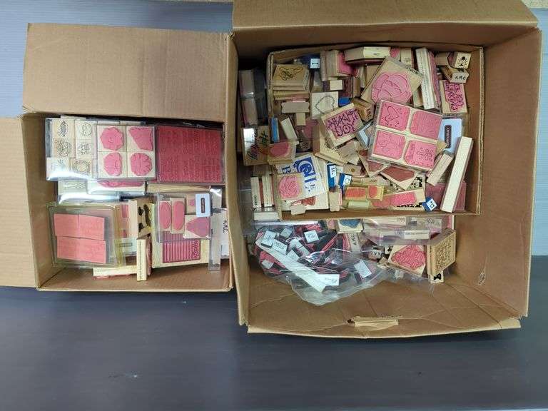 Rubber Stamps for Crafting, Contents Of 2 Boxes