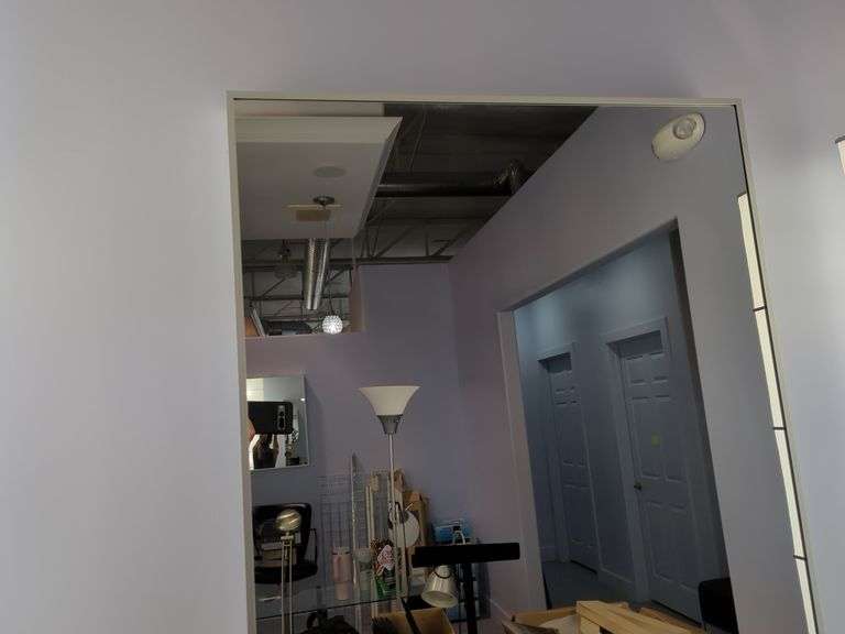 Framed Wall Mirror, 77" x 31" x 2.5"