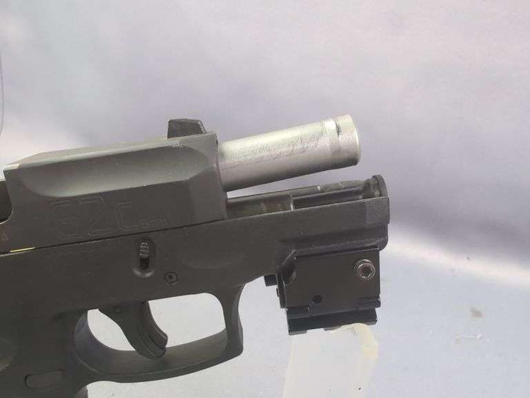 Brazil Taurus Armas/ Taurus PT111 G2 A 9mm  Pistol SN# TMW79836, Tacticon Laser With Missing Battery Cover