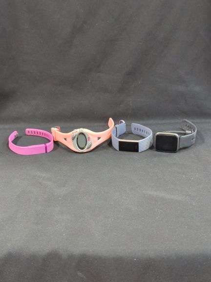 Digital Fitness Watches, Qty 4, Replacement Silicone Watch Band, Qty 7