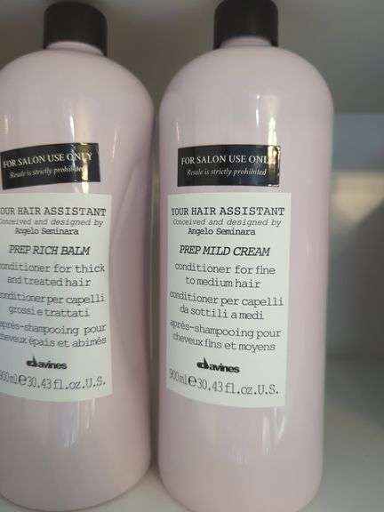 Davines Your Hair Assistant Prep Shampoo, Prep Rich Balm, Prep Mild Cream, 900ml